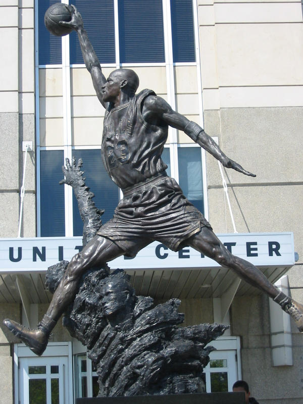 Michael Jordan Statue Arvyj on DeviantArt