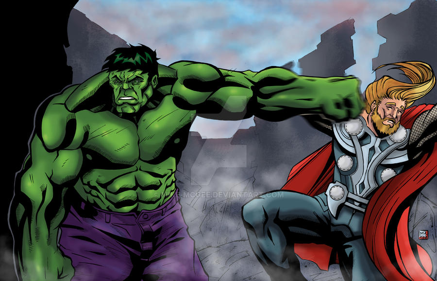 Hulk Punch Thor