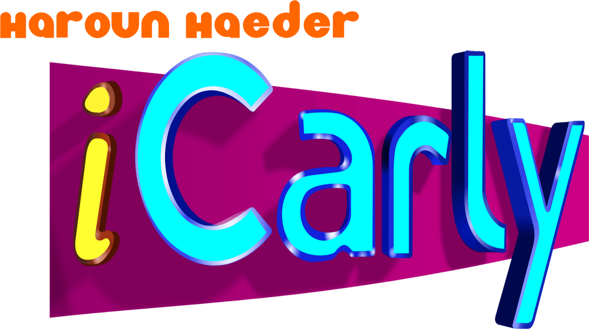 iCarly logo with Haroun Haeder logo by harounhaeder957 on DeviantArt