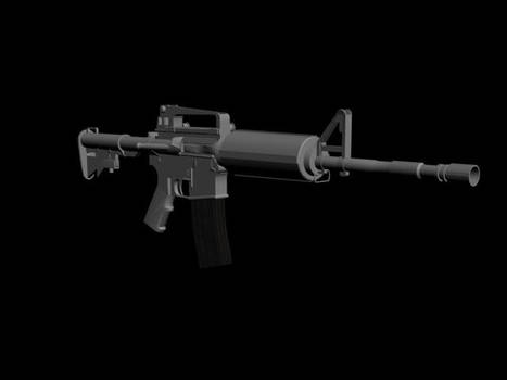 Colt M4A1 3d Modeling