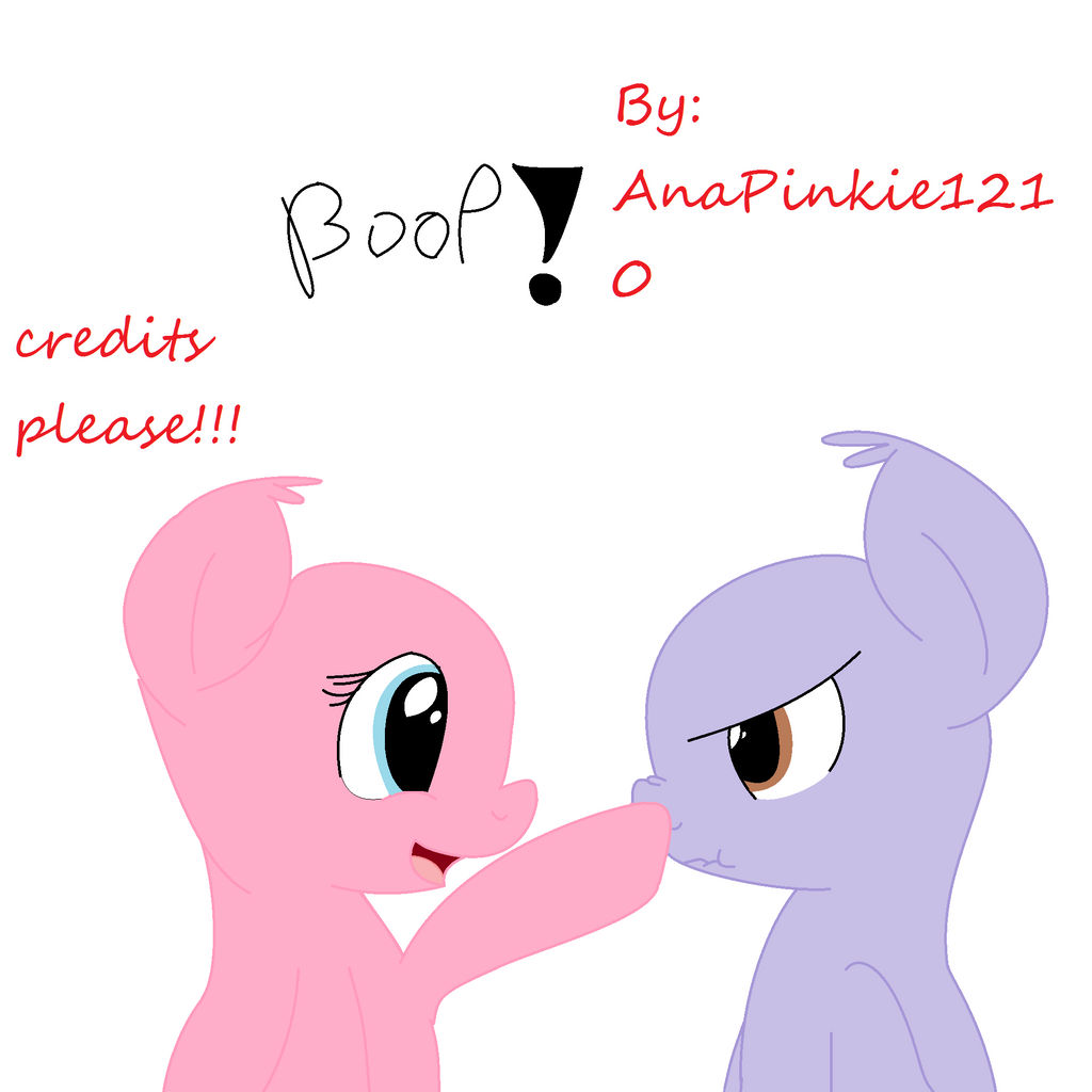 Mlp Boo Base MLP Base- Boop! by AnaPinkie1210 on DeviantArt
