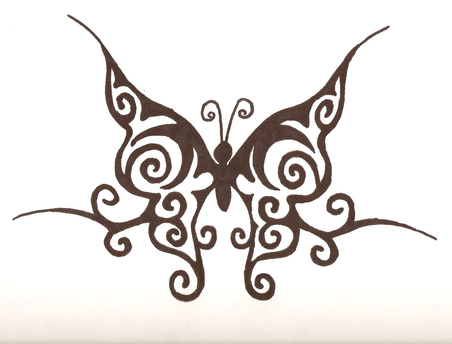 Tribal Butterfly