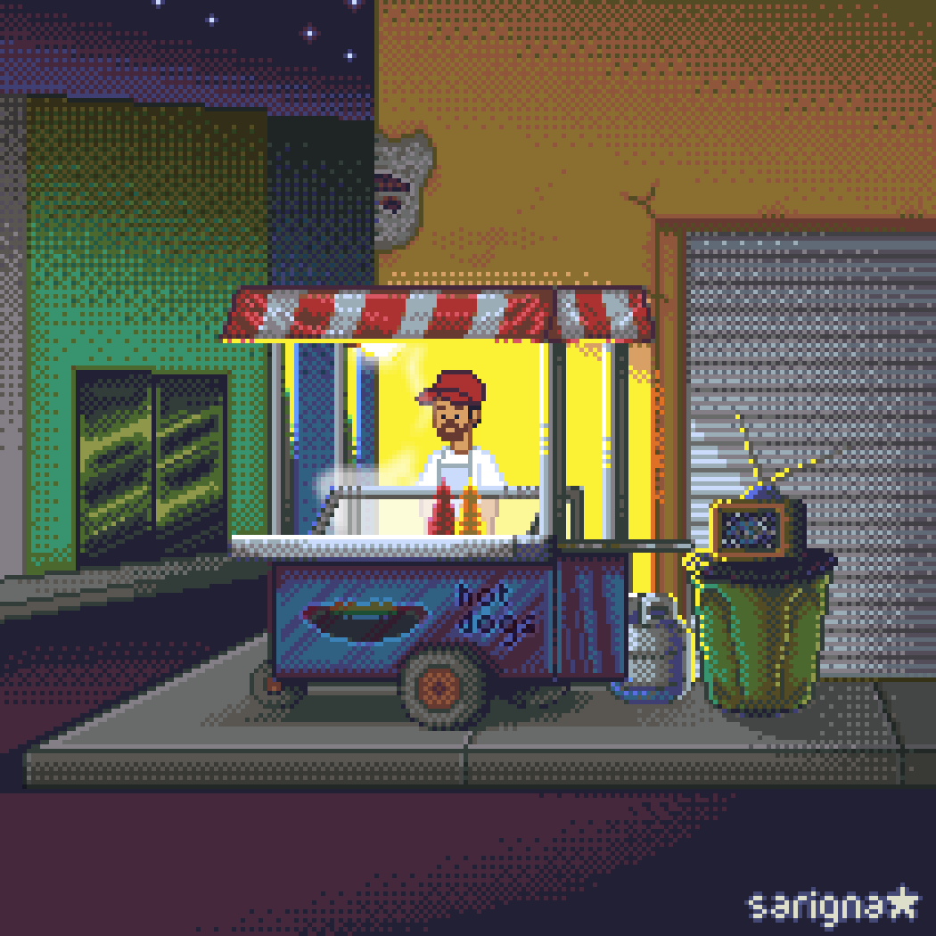 Hot-dog Cart by Sarigna on DeviantArt