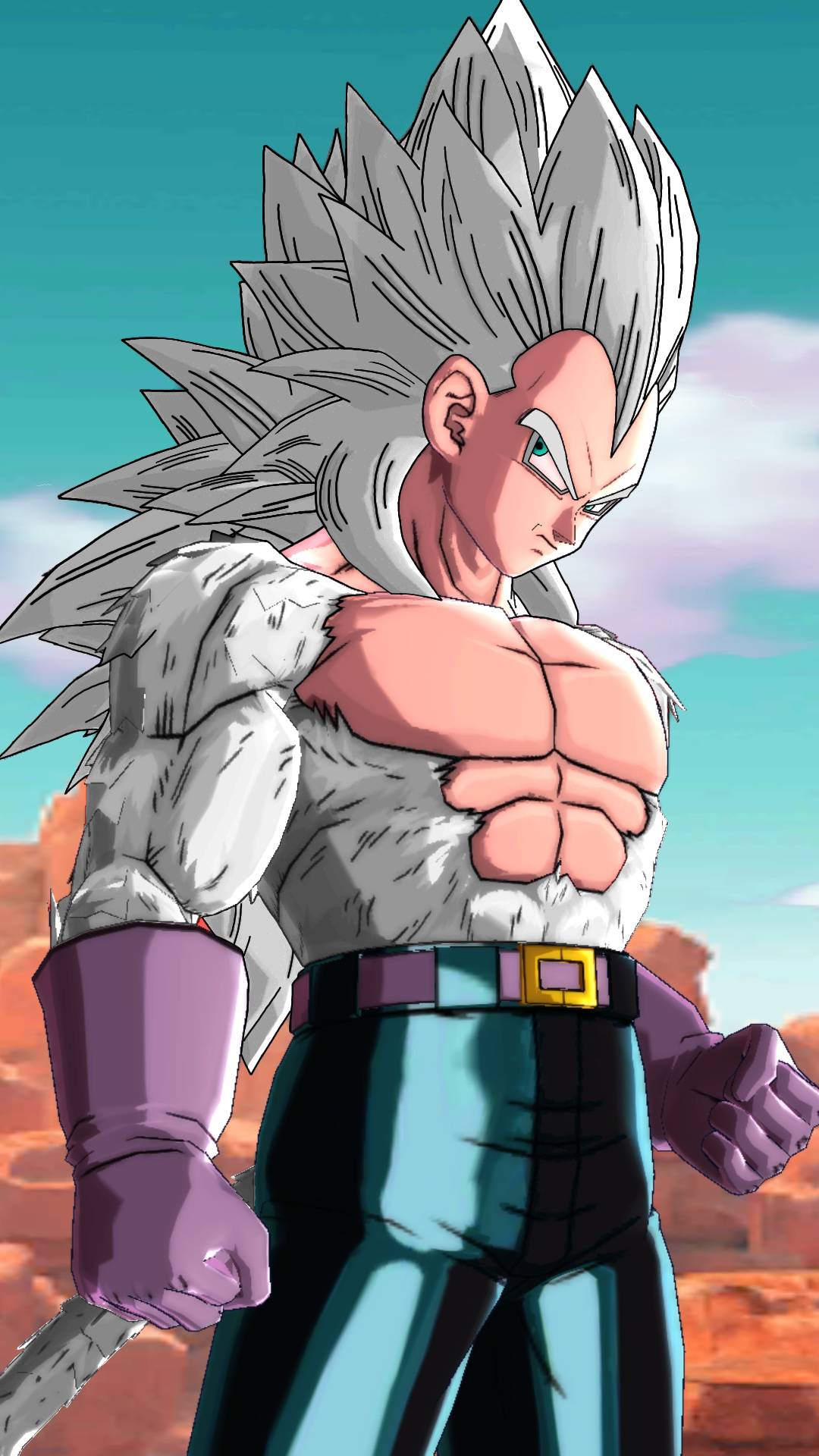 Vegeta SSJ5 Mystic by Menamezapiero on DeviantArt