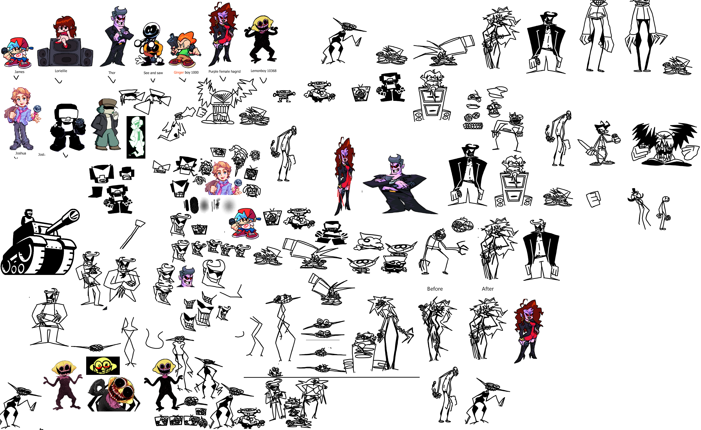 Fnf First Design Friday Night Funkin' Concept art. by j4miecl4rk on DeviantArt