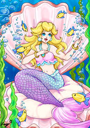 Little Mermaid Peach