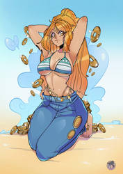 Nami, but with the Goro Goro no mi (Enel's Fruit) by TheArtistMouse on  DeviantArt
