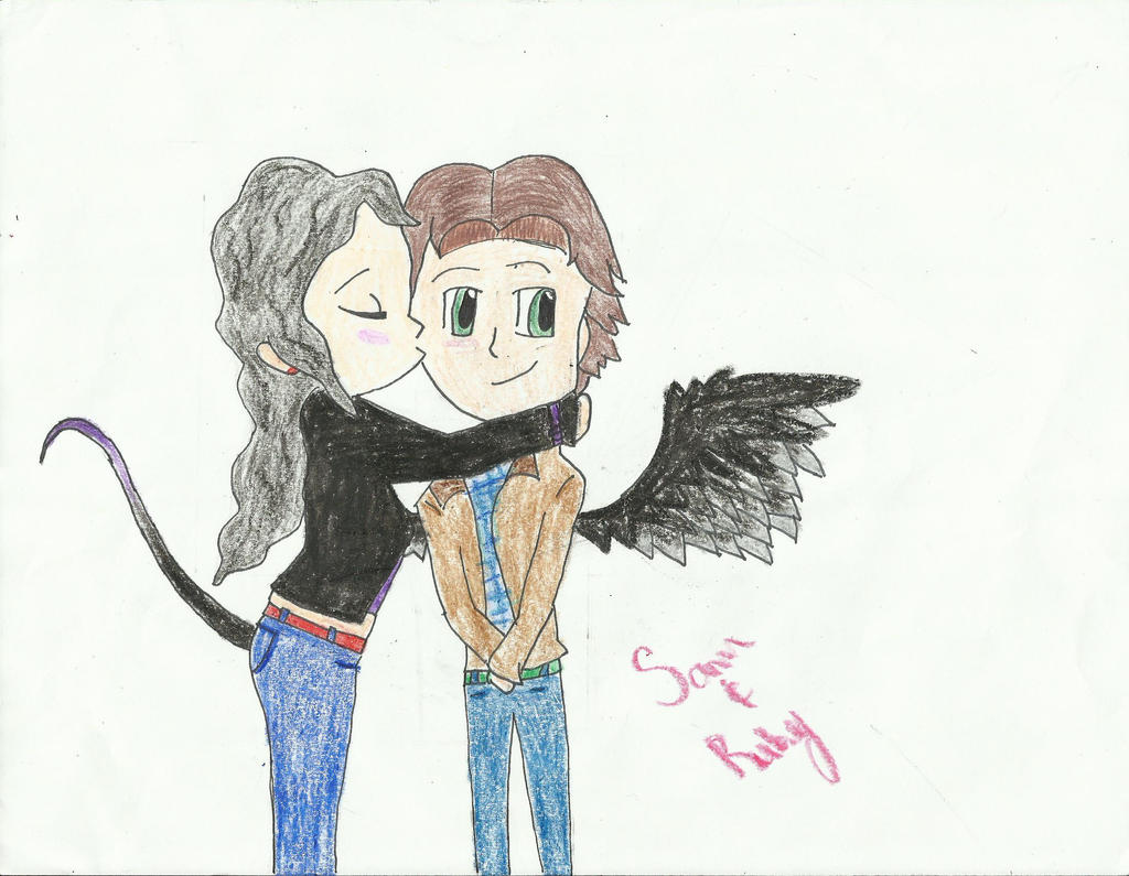 Sam and Ruby Chibis by BlackWings-BlueEyes on DeviantArt
