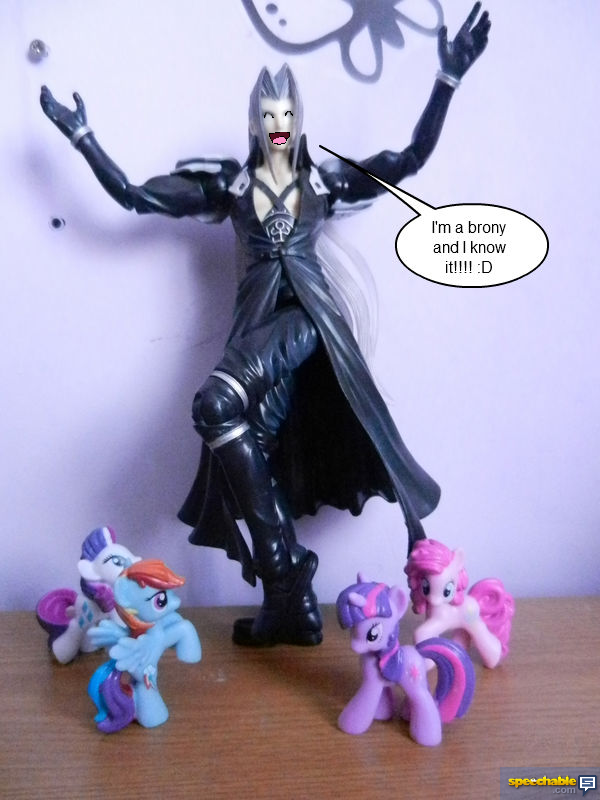 Sephiroth is a Brony (and he knows it)