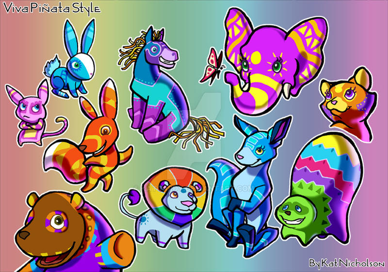 Viva Pinata Style by KatCardy on DeviantArt