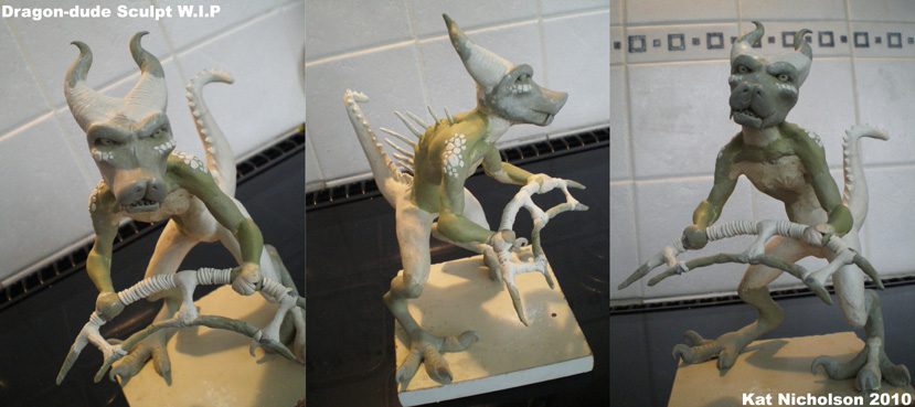 Dragon-dude Sculpt WIP