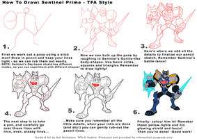 KIDS how to draw TFA Sentinel Prime