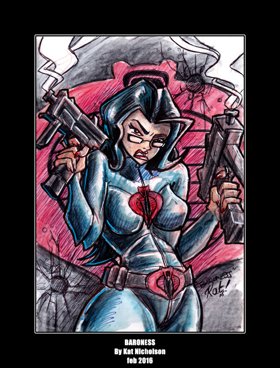 Baroness  from G I Joe -  Commission