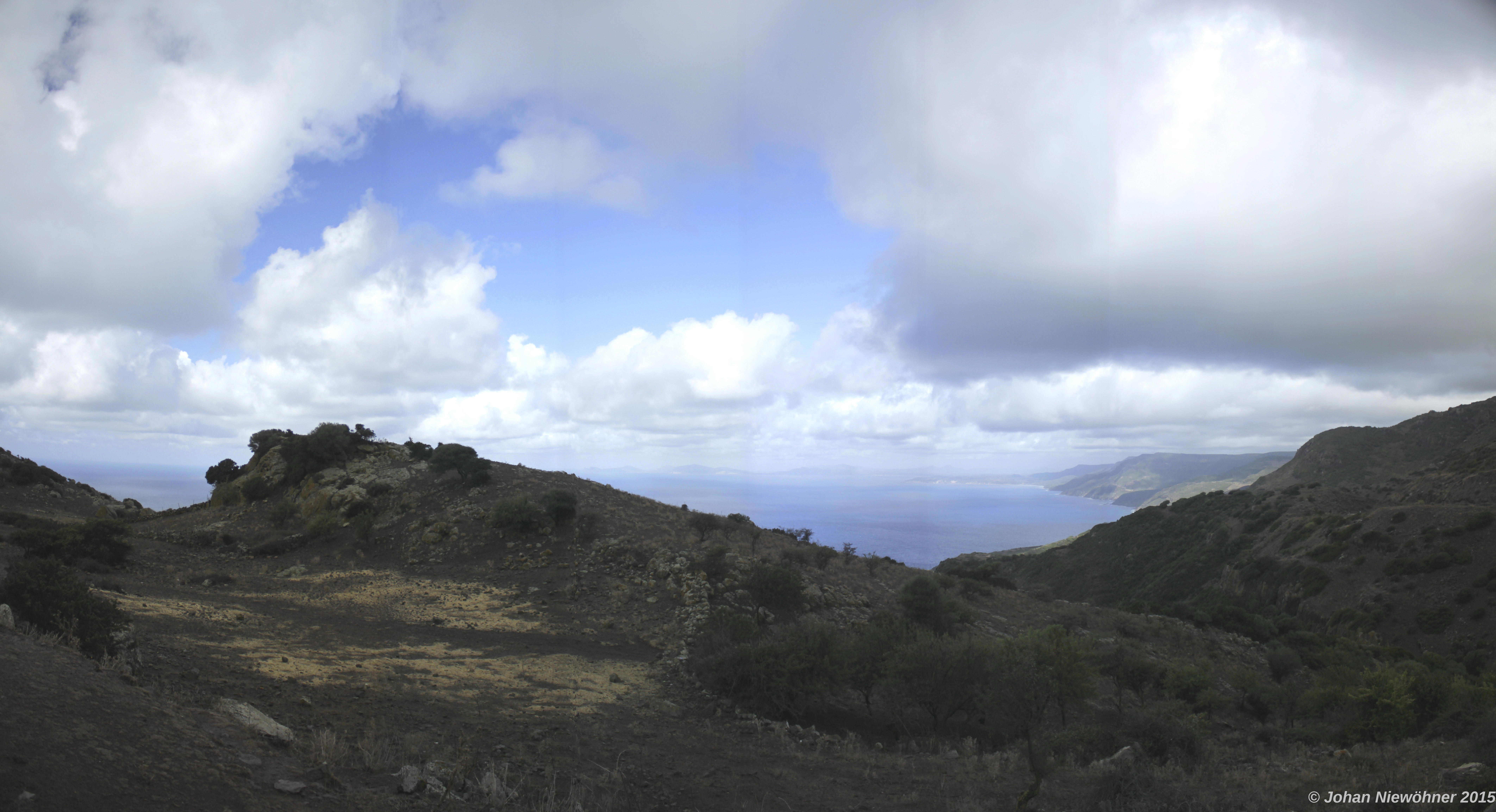 The westcoast of Sardinia panoramic