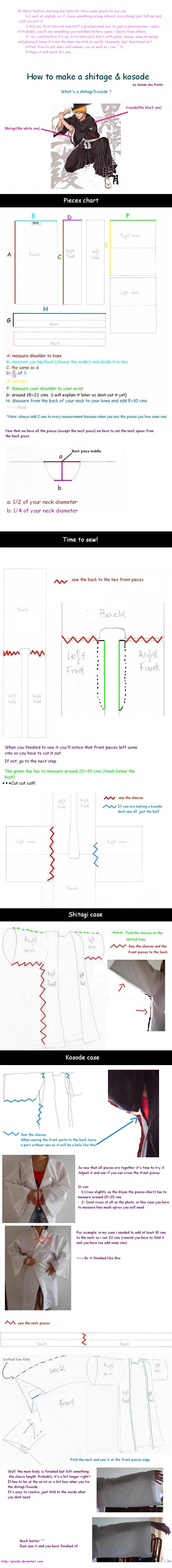 How to make a shitagi- kosode