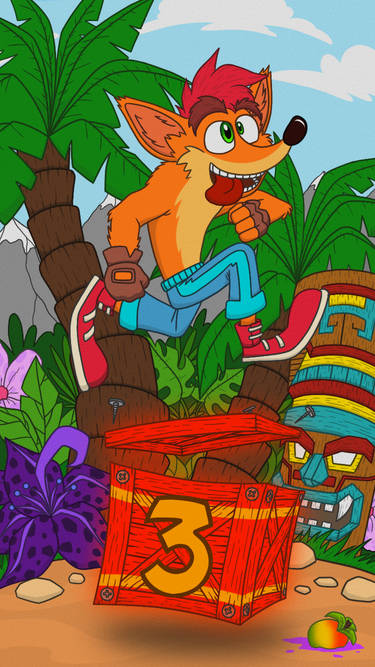 Crash Bandicoot Smash Bros style render by ChomperDev1antart on DeviantArt