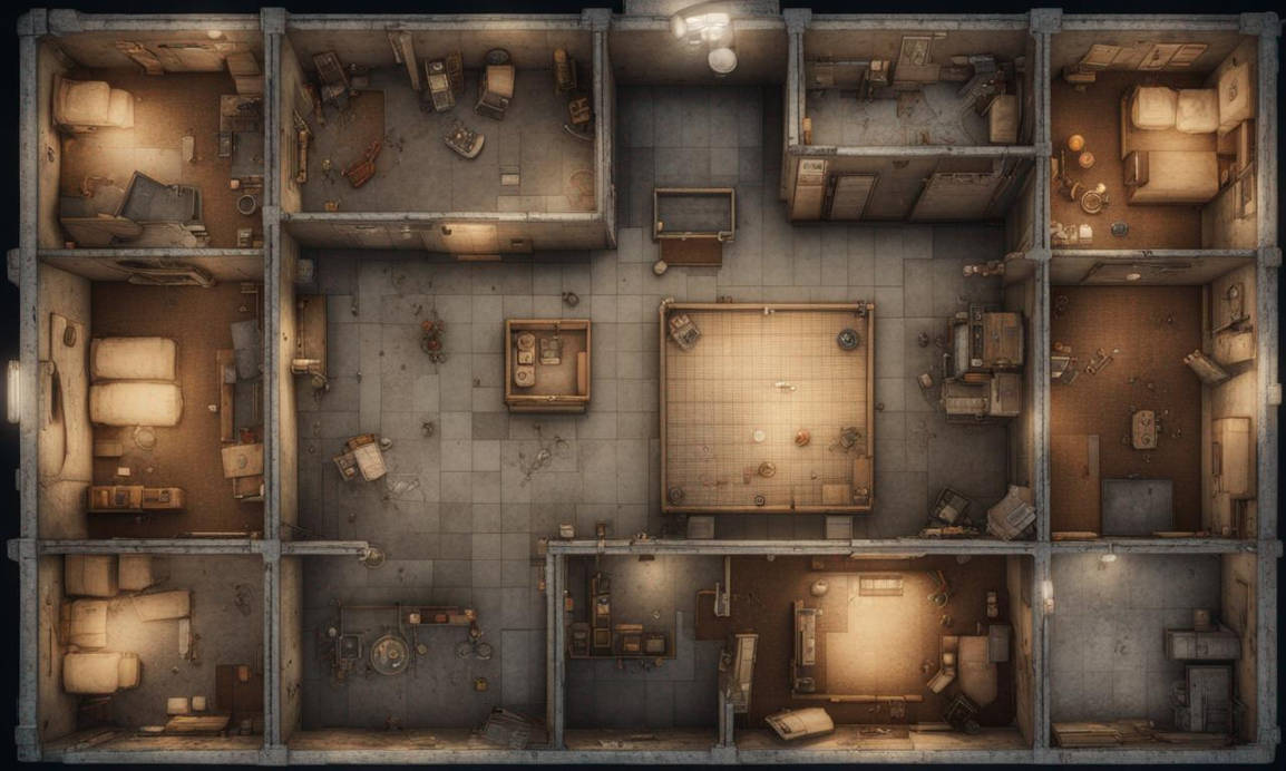 TTRPG Fallout map experiment 001 by Raziel2again on DeviantArt