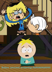 Butters is threatened by Angry Lori