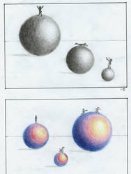 spherical objects - school task