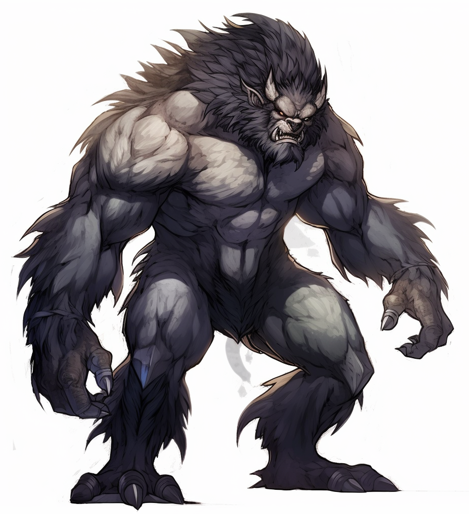 AI generated art - Powerful Werewolf 1 by HigurashiYami on DeviantArt