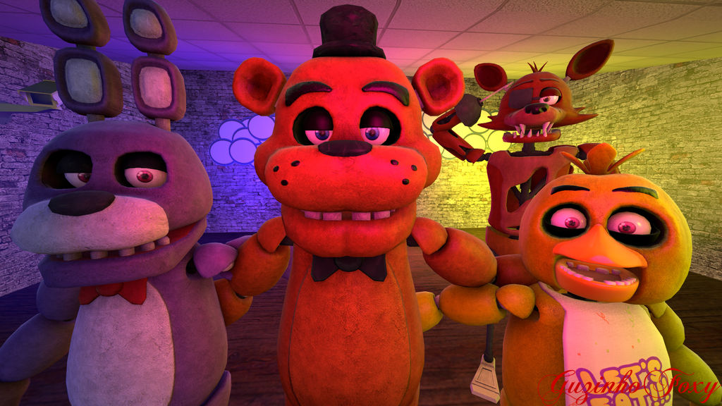 SFM FNAF - Freddy,Bonnie,Chica and Foxy by FoxyMX on DeviantArt