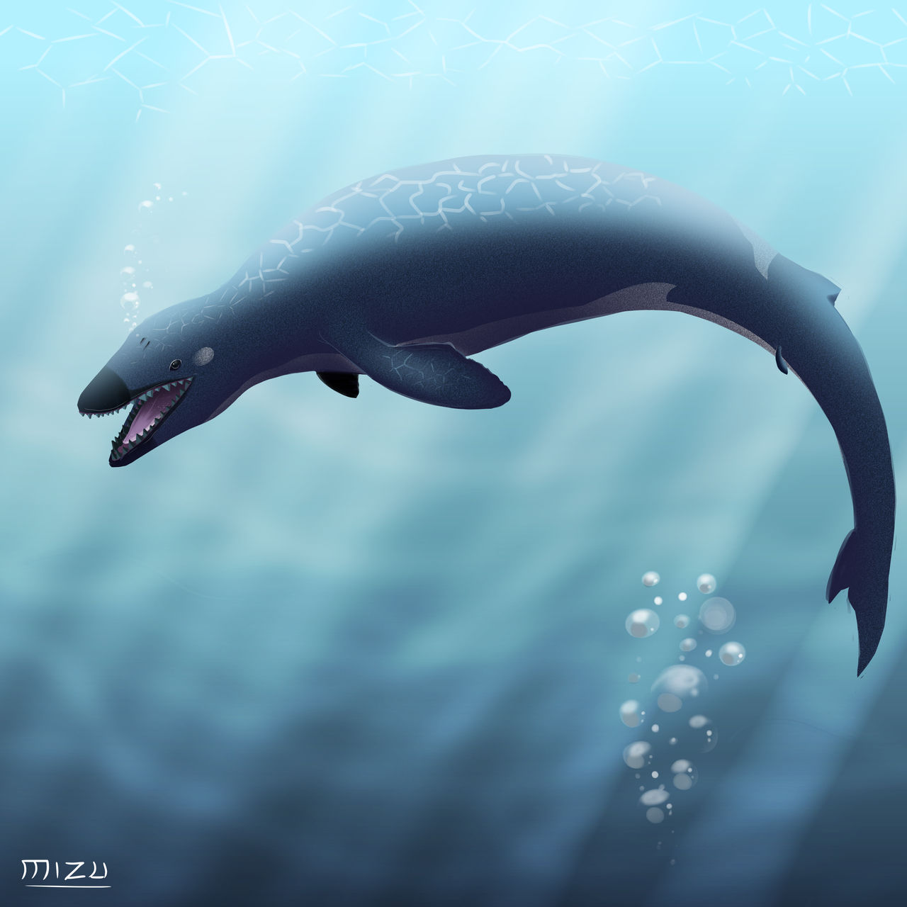 Basilasaruous Basilosaurus by ArtMizuX on DeviantArt
