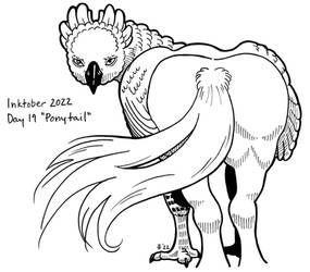 Inktober 2022 - Day 19: Ponytail