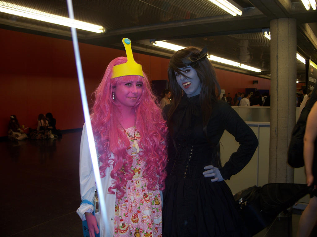 Princess Bubblegum and Marceline - Otakuthon 2014