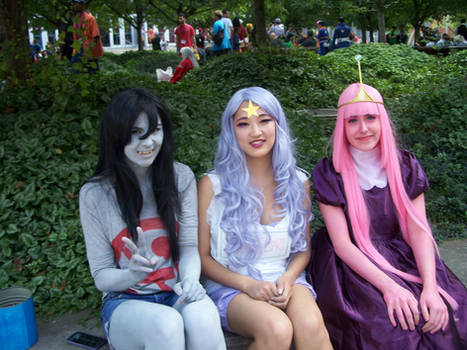 Marceline, Lumpy, Bubblegum - Otakuthon 2014