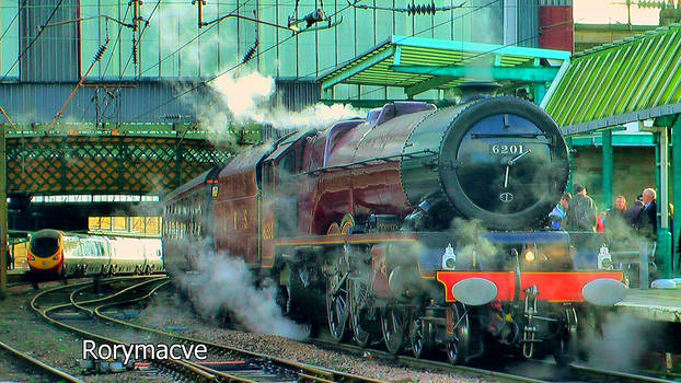 LMS 6201 'Princess Elizabeth' at Carlisle