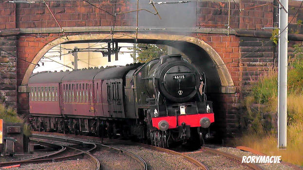 LMS Royal Scot 46115 'Scots Guardsman' at Penrith