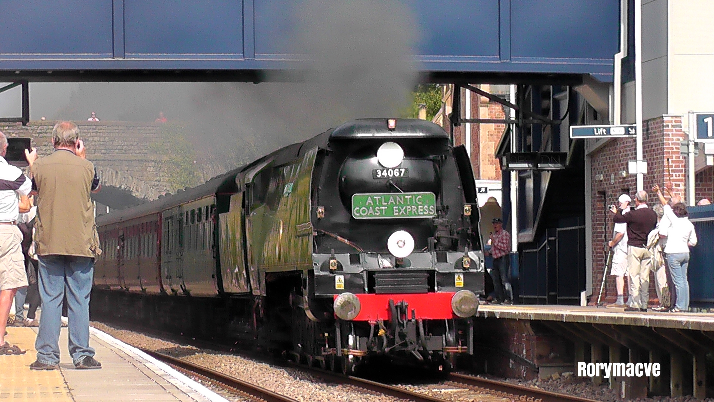 Southern Railway 34067 'Tangmere' at Axminster