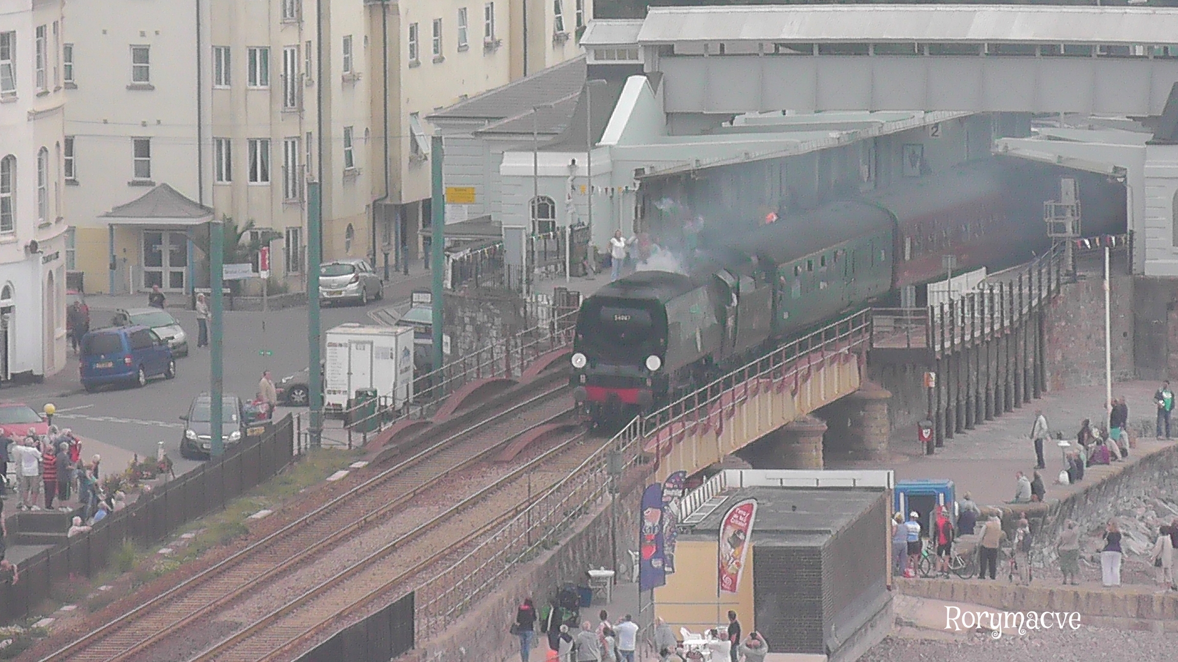 Southern Railway 34067 'Tangmere' at Dawlish