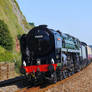 British Railways 70000 'Britannia' at Teignmouth