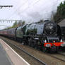 LMS 46233 'Duchess of Sutherland' at Aston