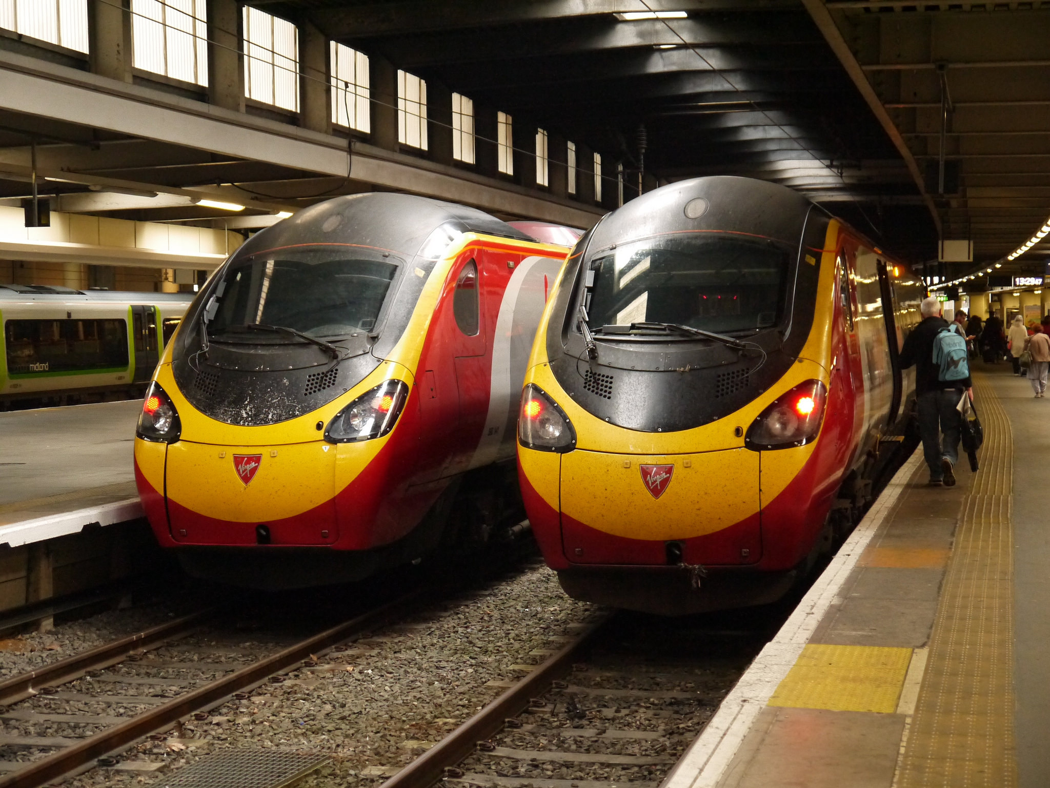 Virgin Trains Class 390's at London Euston