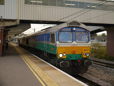 GBRf 66711 'Sence' at Peterborough