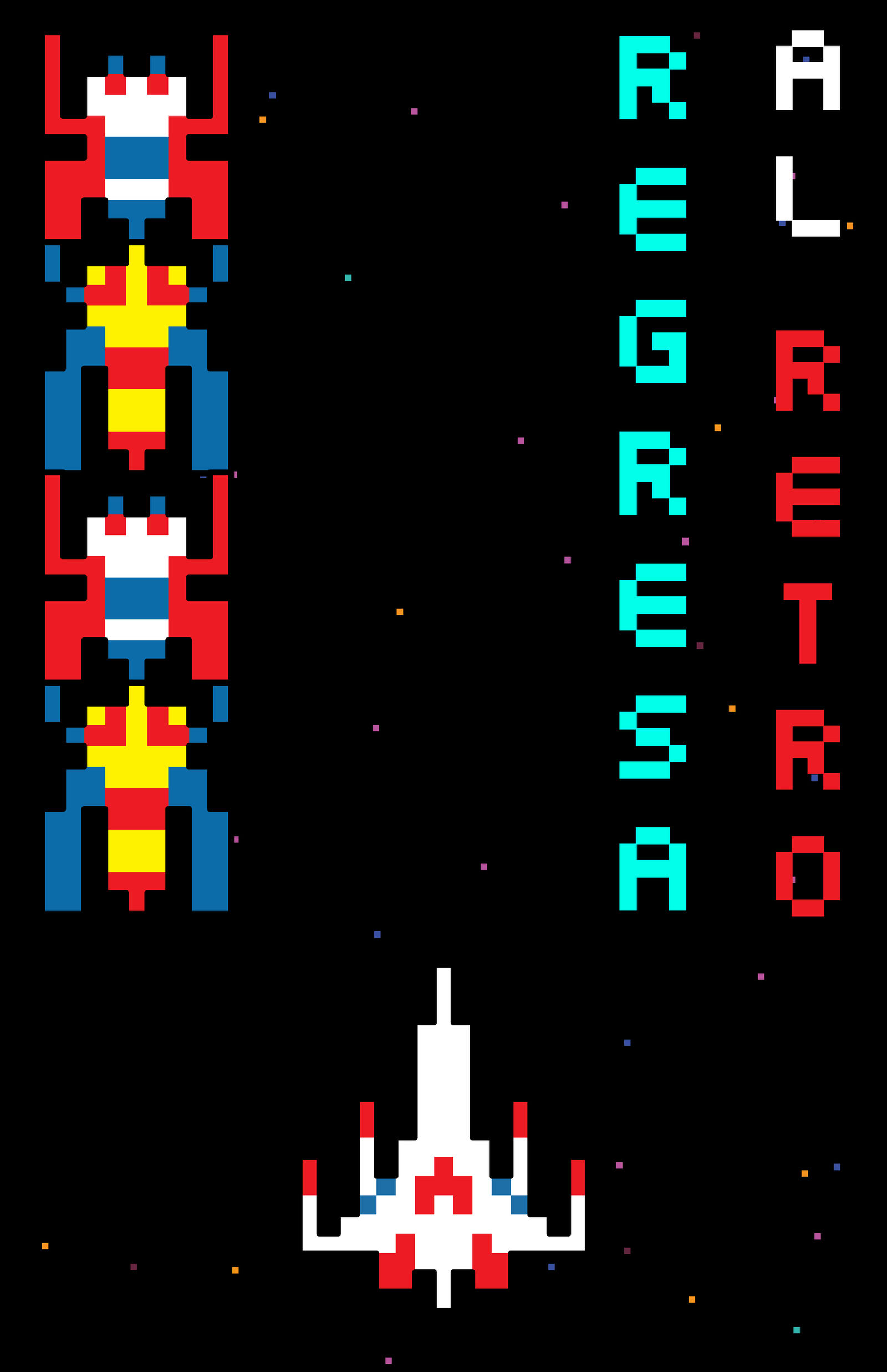 ES - Galaga Poster