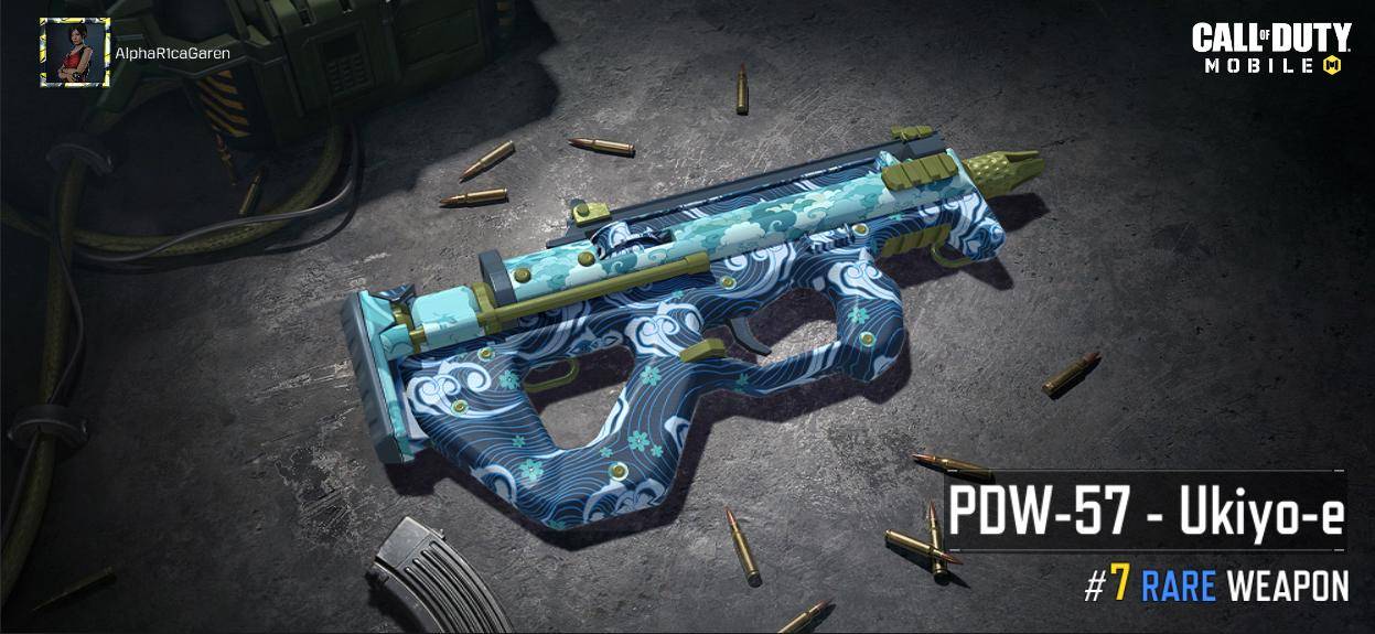 Pdw 57 Ukiyo E On Call Of Duty Mobile By Alfo23 On Deviantart