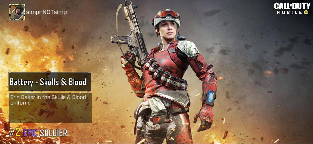 Battery - Skulls Blood (COD Mobile) by alfo23 on DeviantArt