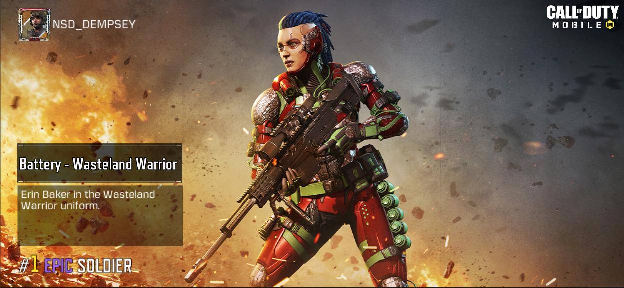 Battery - Wasteland Warrior (COD Mobile) by alfo23 on DeviantArt