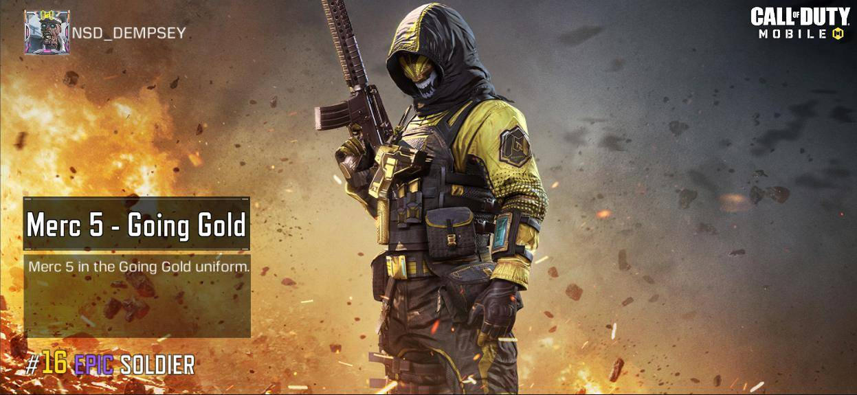 Merc 5 - Going Gold (COD Mobile) by alfo23 on DeviantArt