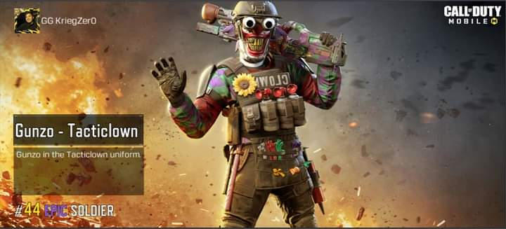 Gunzo - Tacticlown (COD Mobile) by alfo23 on DeviantArt