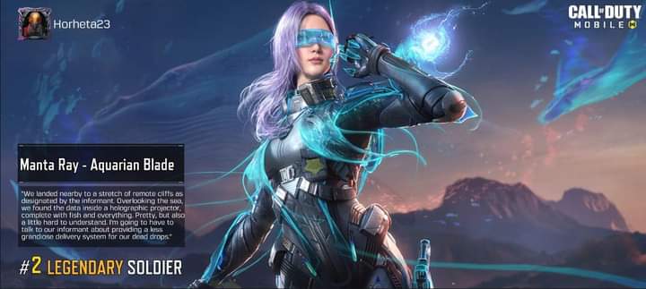 Manta Ray - Aquarian Blade (CODM Garena) by alfo23 on DeviantArt