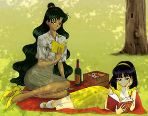 20th Century Senshi - 1960's Setsuna and Hotaru