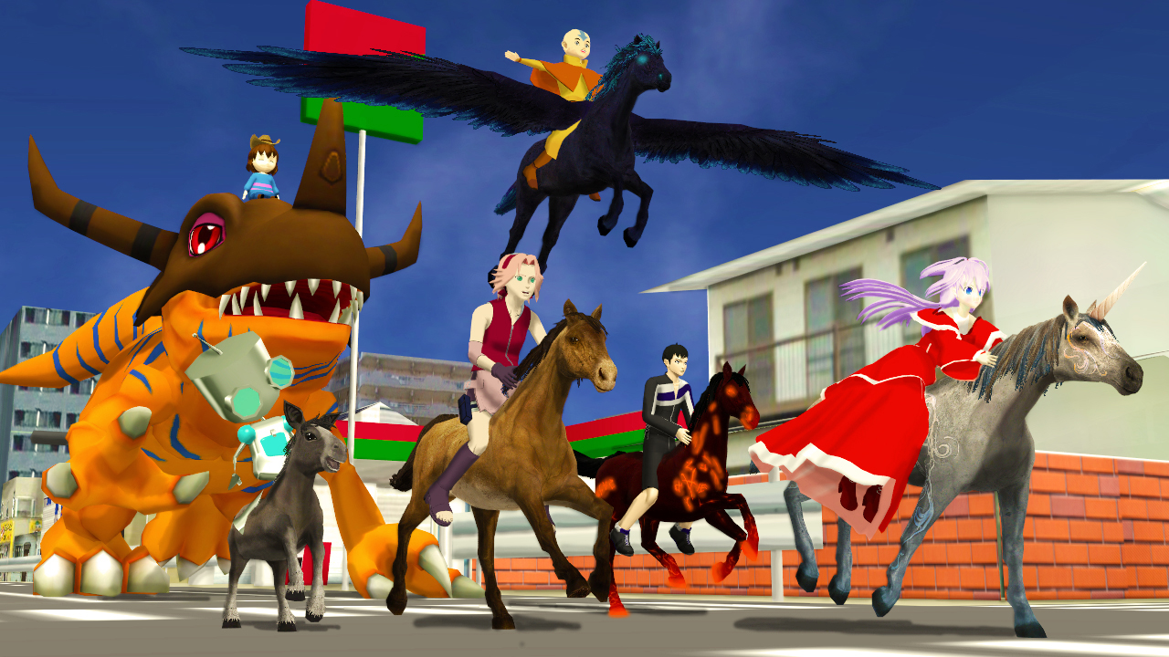 (MMD) Riding Horse by Riffadewi05Anggie on DeviantArt