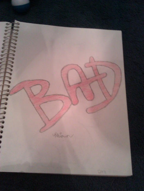 Bad Mj Writing MJ Bad by rhivee on DeviantArt