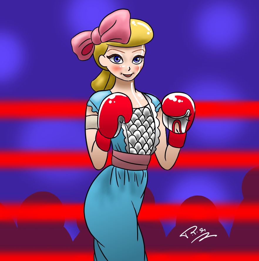 Bo Peep Boxing version by EmilyfireRose on DeviantArt