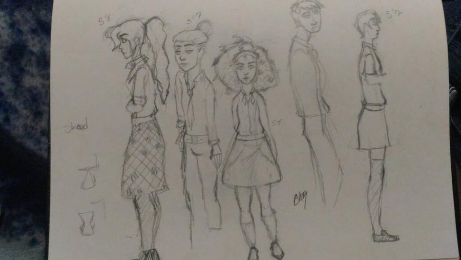 Protagonist Drawing Examples Main Protagonist by Cascading-Colors on DeviantArt