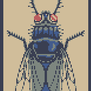 Housefly Pixel art